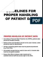 01_Guidelines for Proper Handling of Patient Data