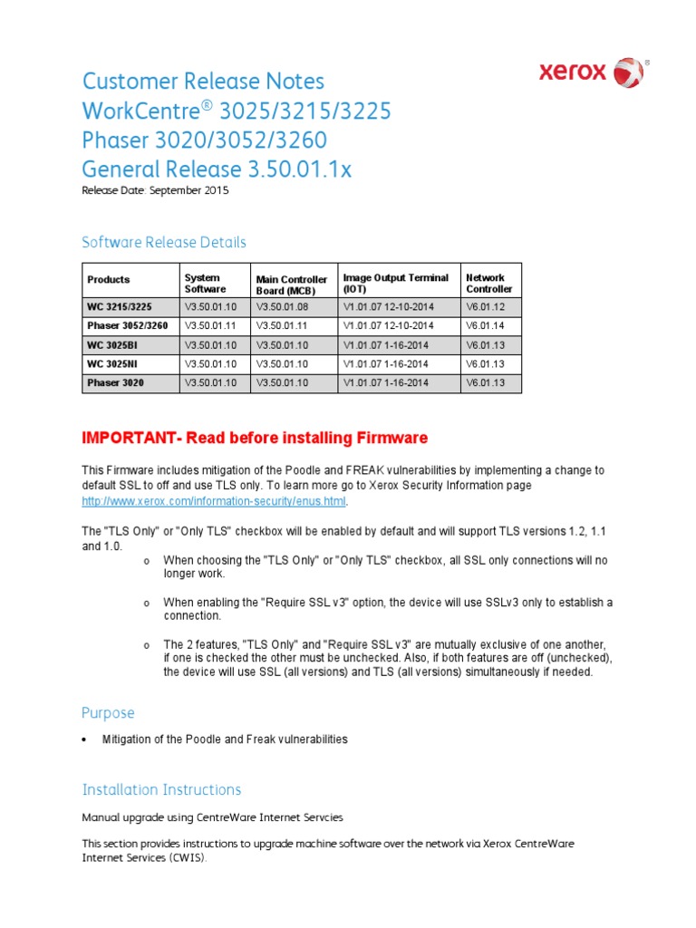 30xx 32xx 3.50.01.1x SMP1R1Release Customer Release Notes | PDF ...