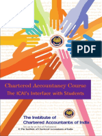 Chartered Accountancy Course-The ICAI12 Interface With Students