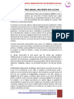 Mujeres Precarias- Mujeres en Lucha- 1 Mayo 2016