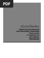 TTF. 2012-2013. a Escrita Filosófica