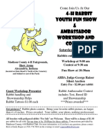 Madison County 4-H Rabbit Youth Fun Show