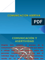 Comunicacion Asertiva. Taller Para Obreros Del María