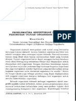 Mustofa Problematika Kepentingan Dalam Perumusan Tujuan Organisasi Dakwah