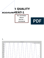 Power Quality Assignment-1: By-Janmejaya Mishra Roll No. - MT/PSE/08