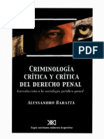 BARATTA ,Criminologia