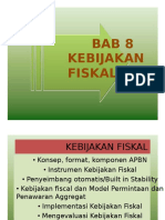 EK4219 Bab 8 Kebijakan Fiasdskal