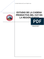 Estudio de La Cadena Productiva Del Cuy en La Región Cusco