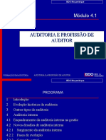 Auditoria e A Profissão de Auditor