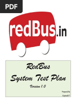 Red Bus Test Plan