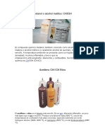 Metanol o Alcohol Metilico