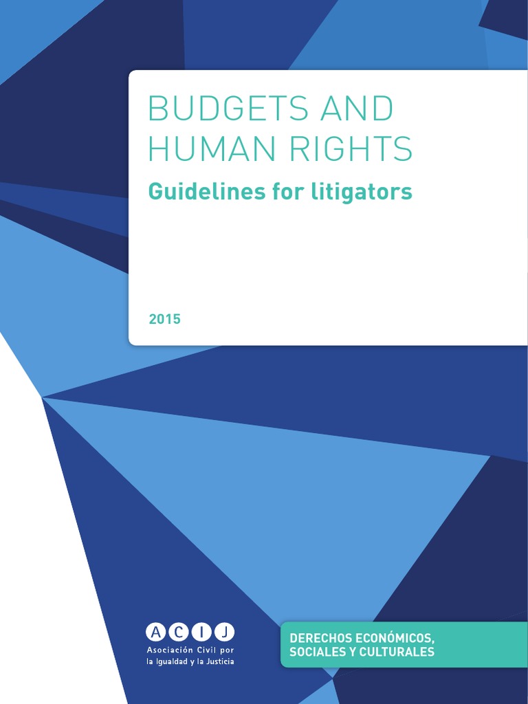 Budgeting and Litigation Guideline 2015 PDF | PDF | Human Rights ...