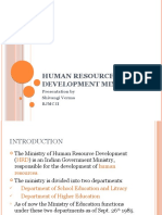 Human Resource Development Ministry