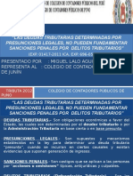 PRESUNCIÓN TRIBUTARIA Y DELITOS TRIBUTARIOS PUNO ok (1).pptx
