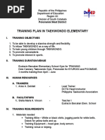 Download Taekwondo Training Plan by Aydin Kyle Vinson SN310685121 doc pdf