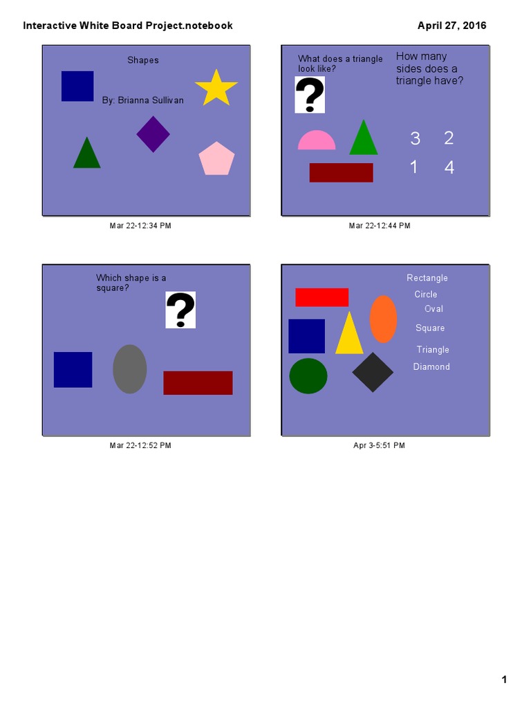 Interactive Shapes Learning Notebook | PDF | Euclidean Geometry ...