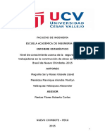 Informe Final Estadístico Sobre Seguridad en Construccion