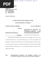 04-27-2016 Ecf 471 USA v Joseph O'Shaughnessy - Motion to Dismiss Count One - Vagueness