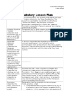 Vocabulary Lesson Plan: Cassandra Rodriguez Praise Russel