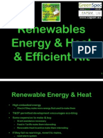 Retrofitting 1.1: Renewables: Energy + Heat (SusCon & RIBA S/SE Refurb Seminar Presented To Architects)