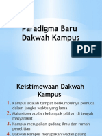 Paradigma Baru Dakwah Kampus