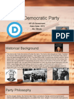 Democratic Party Beliefs and History