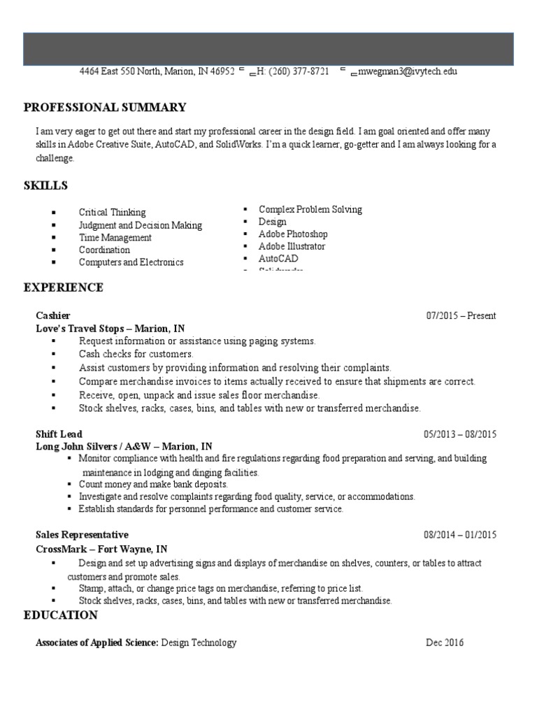 Megan Jo Wegman: Professional Summary | PDF | Business | Social Science