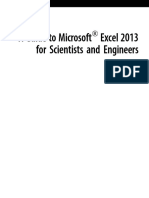 A Guide To Microsoft Excel 2013 For Scientists and Engineers
