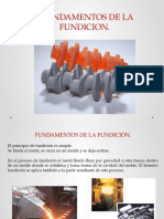 Fundamentos de la fundición en moldes de arena