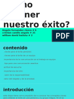 ¿Cómo Obtener Nuestro Éxito?