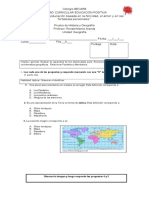 Prueba Geografia 4° Bàsicoa