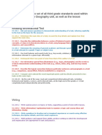 Disciplinary Unit Standards