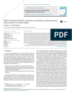 Effects of oxygen enriched combustion on