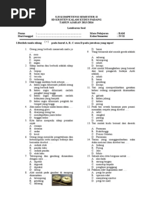 Soal Budaya Alam Minangkabau Pdf