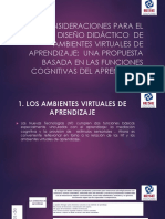 Consideraciones para El Diseño Didáctico de Ambientes Virtuales PDF