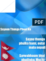 Sayaun Thunga Phool Ka