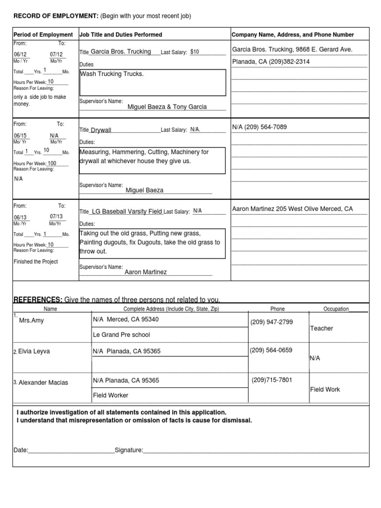 Microsoft Word - Rop Job Application With Availablity Front-For ...