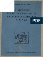 De La Garza - El Hombre en El Pensamiento Religioso Náhuatl y Maya - (1978)