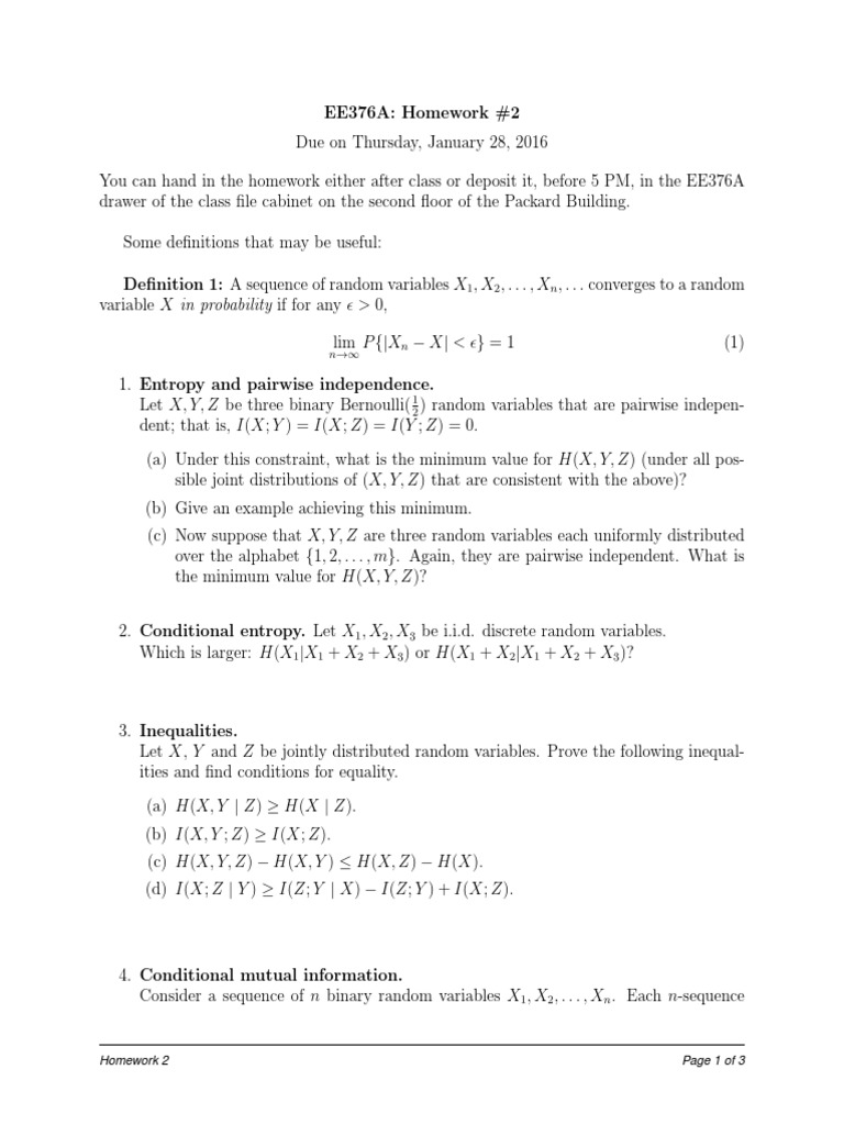 Hw2 Random Variable Scientific Theories