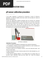 PH Sensor Calibration Procedure