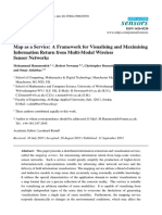 Map As A Service: A Framework For Visualising and Maximising Information Return From Multi-Modal Wireless Sensor Networks