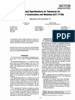 ACI 117_90 - Standard Specifications for Tolerances for Concrete Construction and Materials
