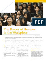 2012-10 The Power of Humour in The Workplace