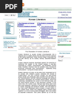 Download Korean Literature Character of Korean Literature Korean Clapdf by nobody SN310732684 doc pdf