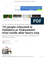 725 People Relocated in Vadodara as Vishwamitri River Swells After Heavy Rain _ the Indian Express