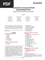 ACI 334.3R-05 - Construction of Concrete Shells Using Inflated Forms