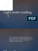 Light Meter Reading