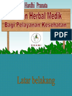 Peranan Herbal Medik Bagi Pelayanan Kesehatan