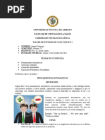 Consulta de Los Pensamientos Automaticos