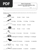 8. Ficha de Trabalho - Food and Drinks (1)[1]